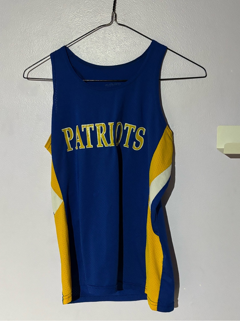 Blue & Yellow Patriots Performance Tank Top